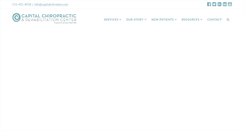 Desktop Screenshot of capitalchirodsm.com